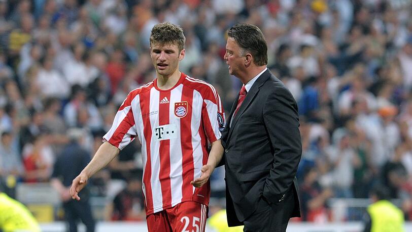 Unter Louis van Gaal spielte Thomas Müller immer. Unter Louis van Gaal spielte Thomas Müller immer.