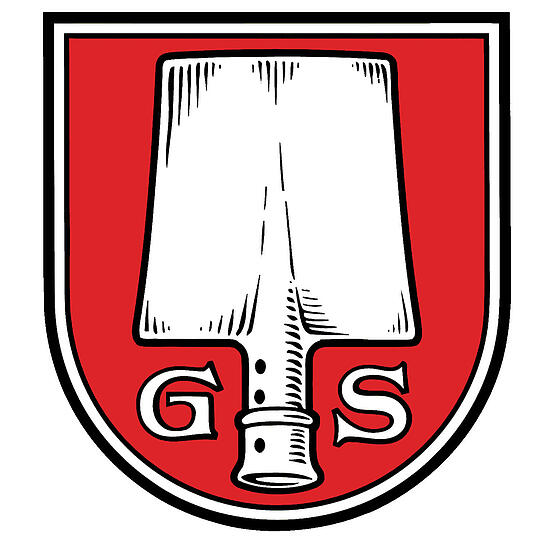 Das weltberühmte Spaten-Logo: seit 1884 gibt es den weißen Spaten auf rotem Grund. Das weltberühmte Spaten-Logo: seit 1884 gibt es den weißen Spaten auf rotem Grund.