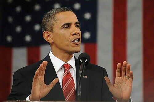 Barack Obama bei seiner Rede