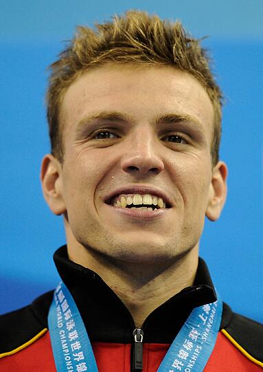 Er ist ein Außnahmetalent: Biedermann ist der erste Mensch, der 200 Meter unter 100 Sekunden geschwommen ist.