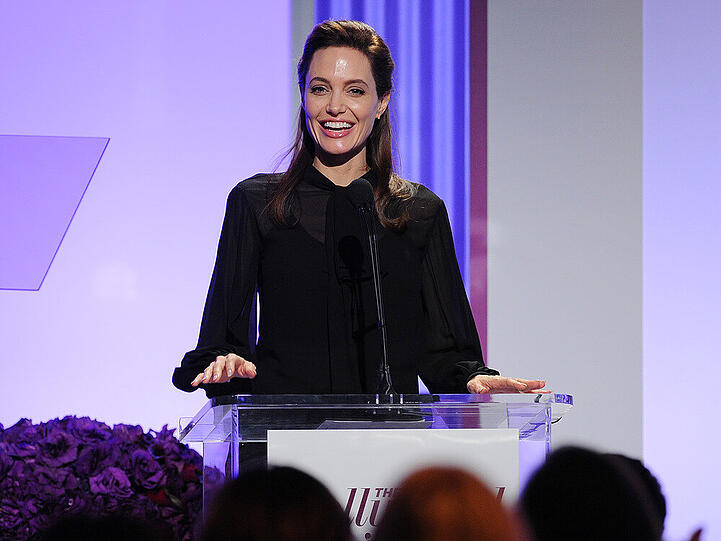 Das Lächeln könnte Angelina Jolie bald vergehen