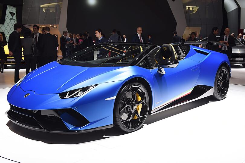 Laut, schnell und wahnsinnig teuer - die Highlights vom Genfer Autosalon. Klicken Sie sich durch!