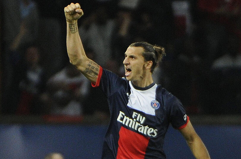 Platz 4: Zlatan Ibrahimovic, der jetzt für Paris St. Germain spielt, wechselte 2009 für 70 Millionen von Inter Mailand zum FC Barcelona.