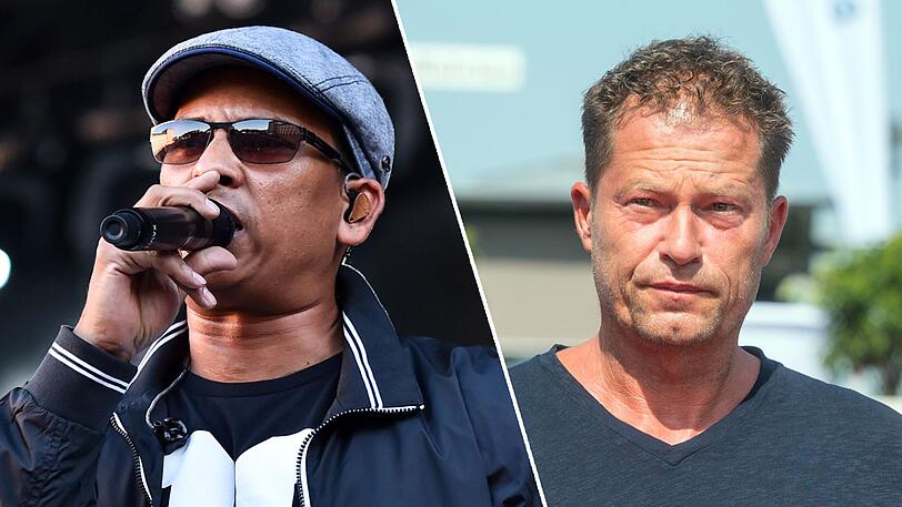 Promis wie Til Schweiger (r.) reagieren in den sozialen Netzwerken auf das Skandalvideo von Sänger Xavier Naidoo.