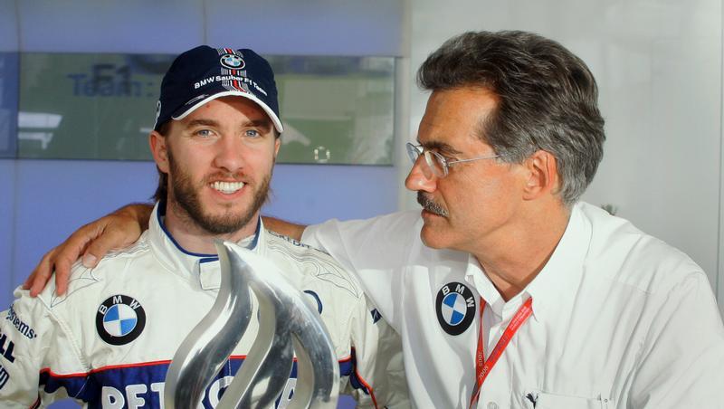 BMW-Motorsportdirektor Mario Theissen setzt auch 2009 auf Nick Heidfeld (l). BMW-Motorsportdirektor Mario Theissen setzt auch 2009 auf Nick Heidfeld (l).