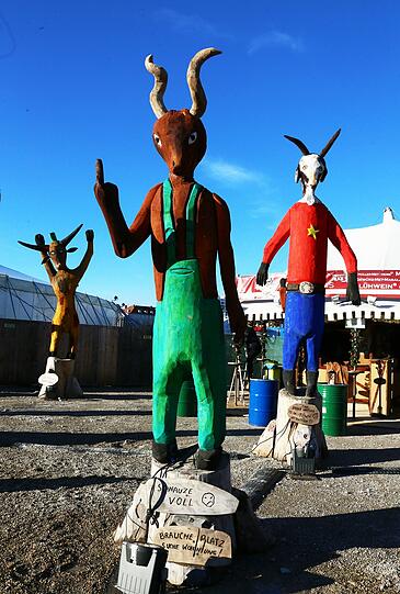 Kunst, Kultur und Bio: Die Bilder vom diesjährigen Tollwood Winterfestival auf der Theresienwiese.