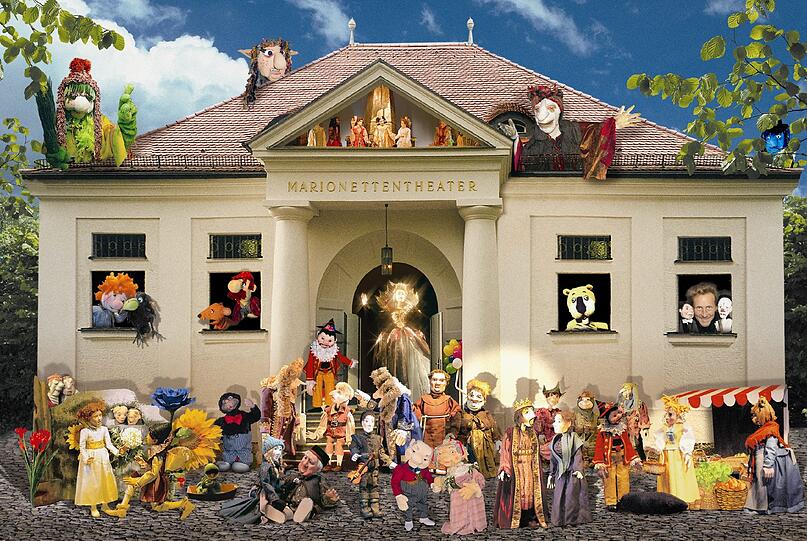 ...deshalb müssen große und kleine Münchner ein halbes Jahr lang auf ihr Theater verzichten.