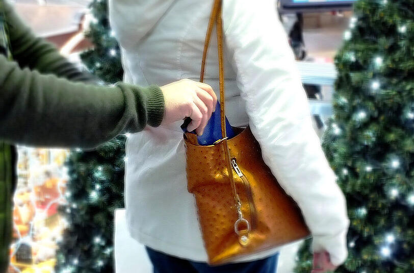 Vor allem in der hektischen Vorweihnachtszeit treiben die Taschendiebe ihr Unwesen in der Innenstadt. (Symbolbild)