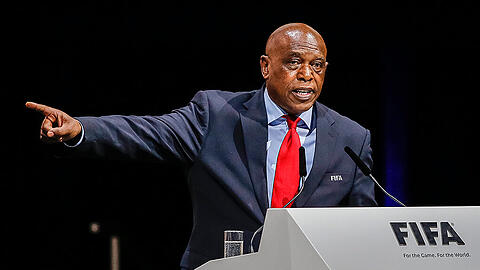 Tokyo Sexwale am Freitag beim außerordentlichen FIFA-Kongress.
