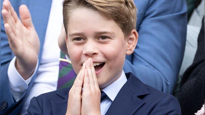 Prinz George, hier beim Besuch des Wimbledon-Turniers im vergangenen Jahr, gilt als sportbegeistert.