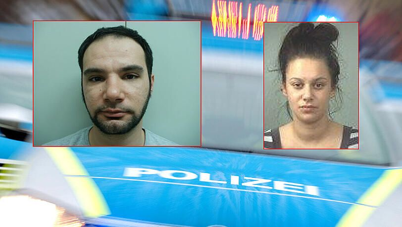 Die Polizei sucht die 22-jährige Nadia Lohja (r) und den entfohenen Siart Ates (l). Die Polizei sucht die 22-jährige Nadia Lohja (r) und den entfohenen Siart Ates (l).