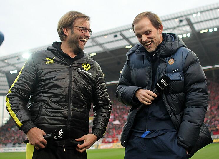 Wieder einer aus Mainz: Jürgen Klopp (l.) mit seinem Nachfolger Thomas Tuchel.