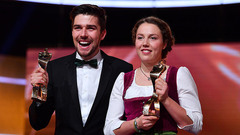 Sportler und Sportlerin des Jahres: Kombinierer Johannes Rydzek und Biathletin Laura Dahlmeier.