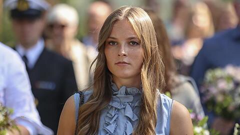 Prinzessin Ingrid Alexandra von Norwegen bei der Gedenkfeier anlässlich des 10. Jahrestages der Terroranschläge in Oslo und auf der Insel Utoya.