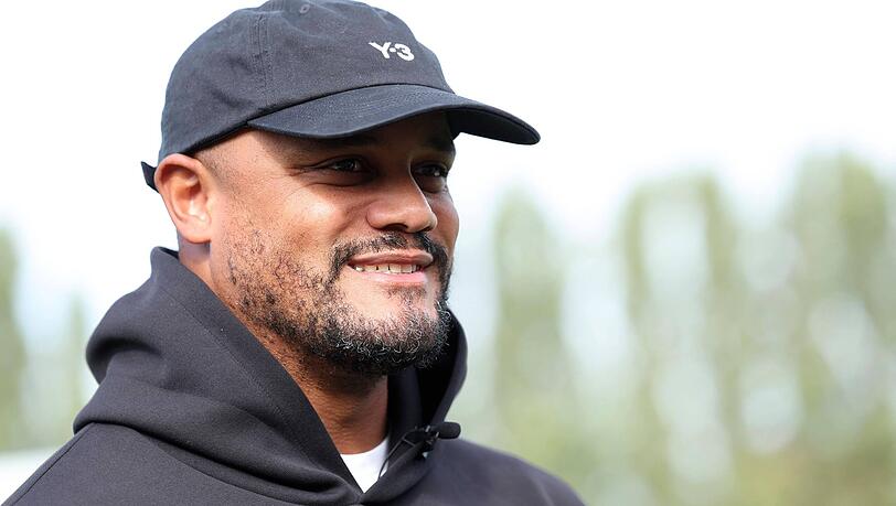 Kompany geht optimistisch ins Augsburg-Spiel.