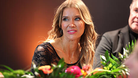 Zum "WoMen on Top"-Event in der Allianz-Arena kam auch Laura Karasek nach M&uuml;nchen.