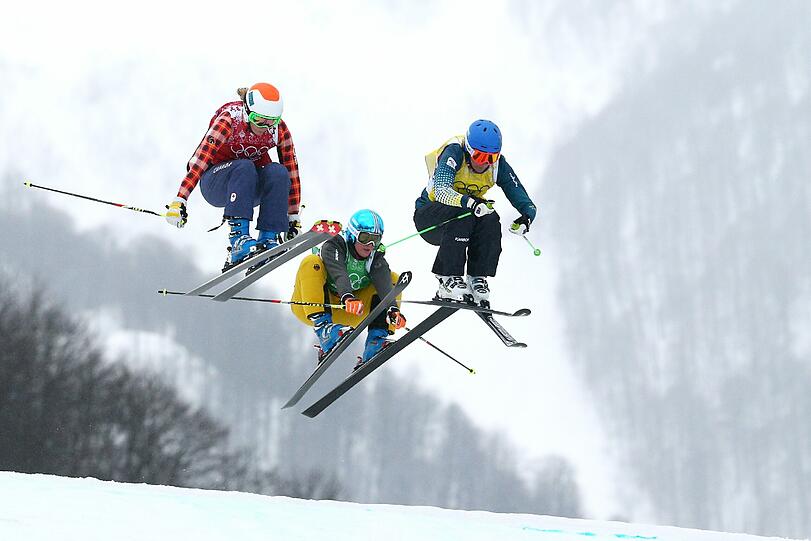Skicross in Sotschi mit Anna Wörner: Die Bilder...