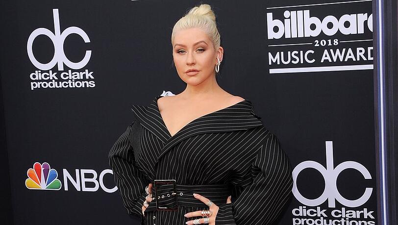 Christina Aguilera auf dem roten Teppich 2018.