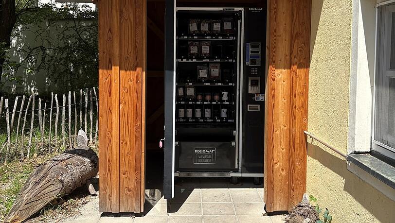 Der Wildfleisch-Regiomat in Forstenried.