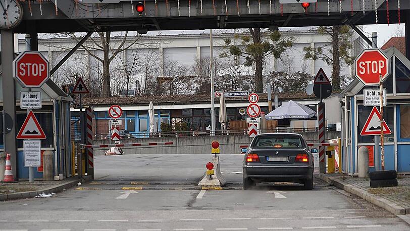 Der Unfallort: Die Einfahrt zur Großmarkthalle.