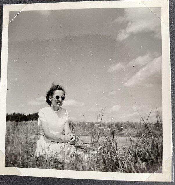 Maria Endres vor mehr als 70 Jahren, kurz nach der Hochzeit.