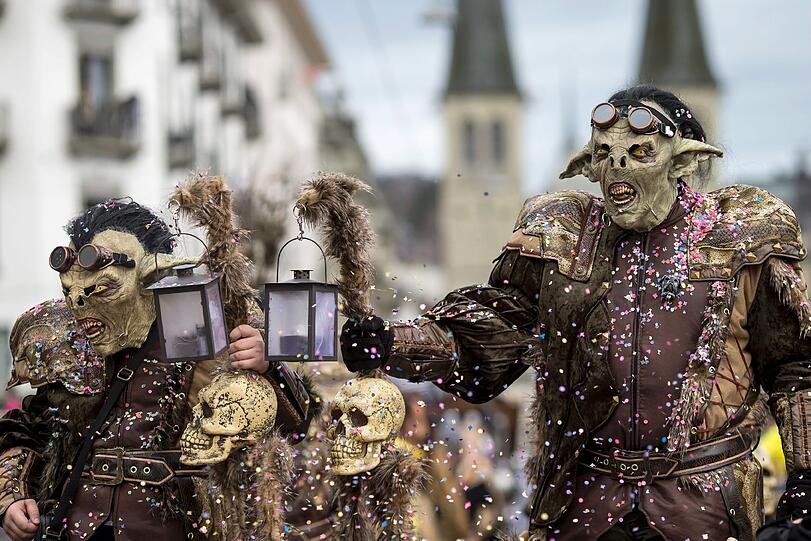 Karneval in Luzern/Schweiz.