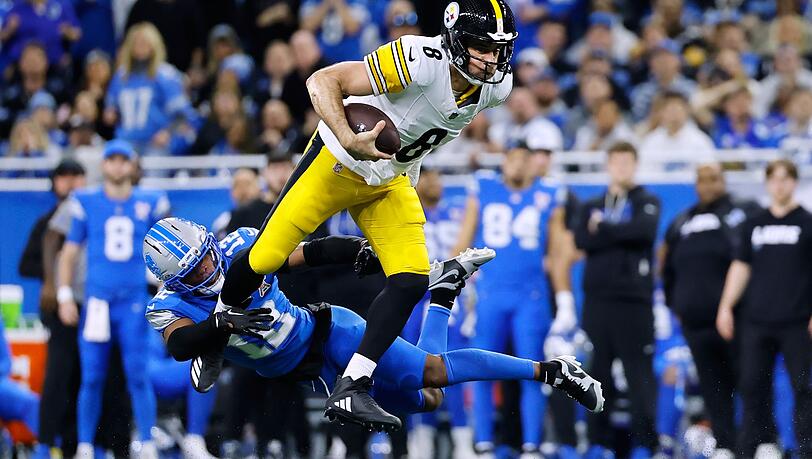 Die Lions konnten die Steelers um Quarterback Aaron Rodgers nicht zu Fall bringen.