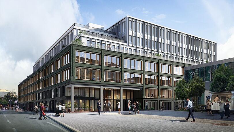 So soll das "Fabric Office" einmal aussehen, hier die Südansicht.