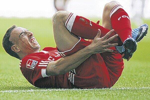 Franck Ribéry leidet noch immer an seiner Knieverletzung.