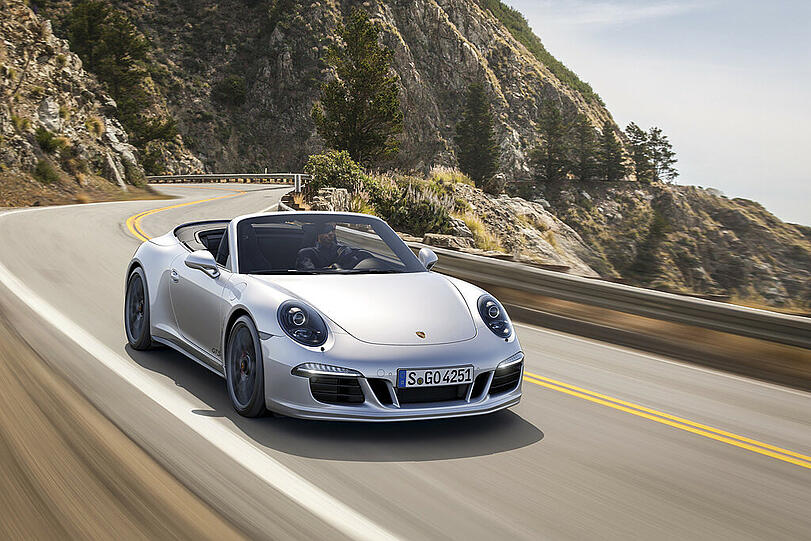 Neue Spitzenmodelle: Die Porsche 911 Carrera GTS sind als Coupé und Cabrio jeweils mit Heck- oder Allradantrieb zu haben.