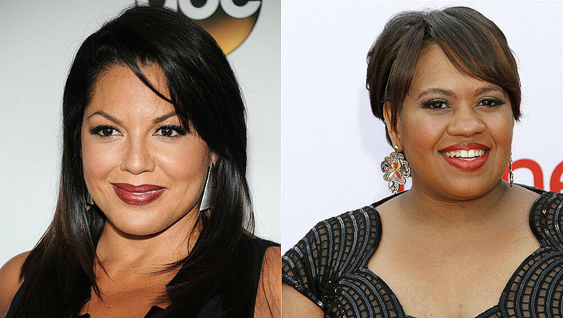 Sara Ramirez (l.) und Chandra Wilson bleiben "Grey's Anatomy" als Dr. Callie Torres und Dr. Miranda Bailey erhalten Sara Ramirez (l.) und Chandra Wilson bleiben "Grey's Anatomy" als Dr. Callie Torres und Dr. Miranda Bailey erhalten
