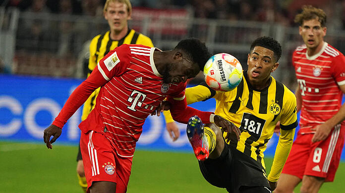 Die spielentscheidende Szene? Alphonso Davies (l.) und Jude Bellingham im Zweikampf.