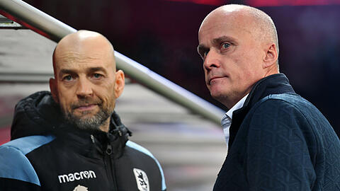 Löwen-Sportchef Günther Gorenzel (l.) und Präsident Robert Reisinger.