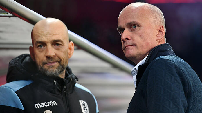Löwen-Sportchef Günther Gorenzel (l.) und Präsident Robert Reisinger.