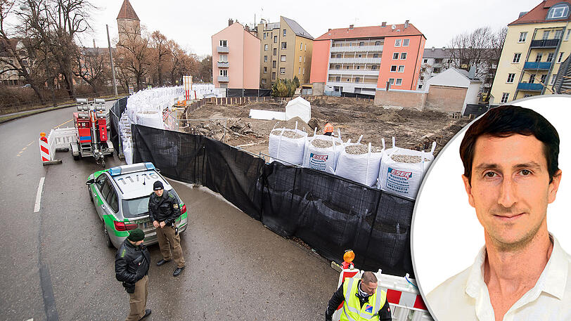 AZ-Reporter Florian Zick kam zwei Mal an der Bombe vorbei. Beim zweiten Mal war ihm wohler zumute.