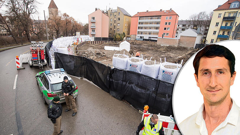 AZ-Reporter Florian Zick kam zwei Mal an der Bombe vorbei. Beim zweiten Mal war ihm wohler zumute. AZ-Reporter Florian Zick kam zwei Mal an der Bombe vorbei. Beim zweiten Mal war ihm wohler zumute.