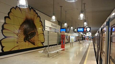 Moosachs U-Bahnhof: Er soll nach dem Willen der Stadträte mit Laim verbunden werden.