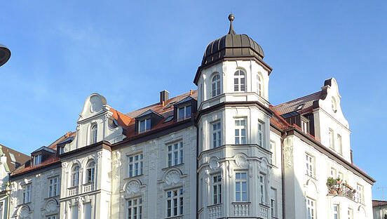 Unter Denkmalschutz: Der Barockbau an der Alfonsstraße 11. Foto: ho Unter Denkmalschutz: Der Barockbau an der Alfonsstraße 11. Foto: ho
