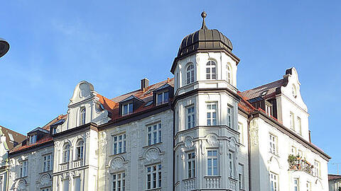Unter Denkmalschutz: Der Barockbau an der Alfonsstraße 11. Foto: ho