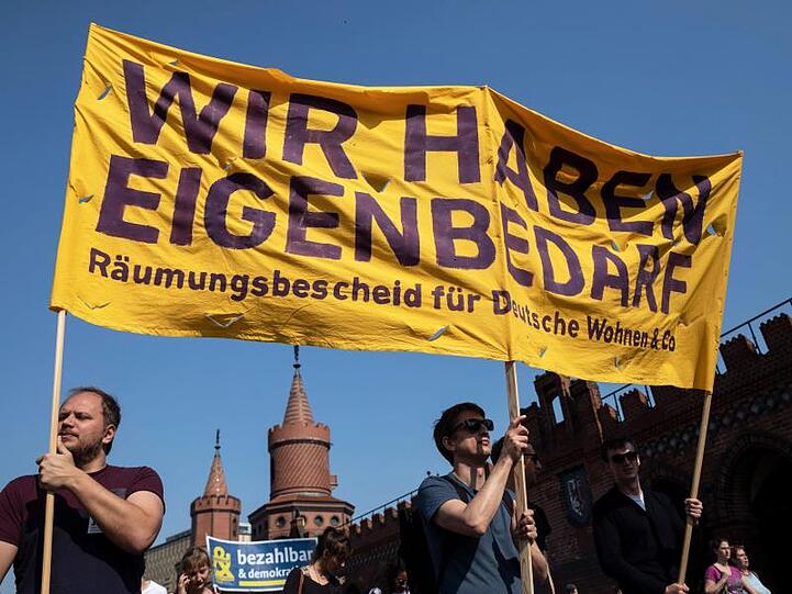 "Wir haben Eigenbedarf": In Berlin regt sich Widerstand gegen die Explosion der Mieten.