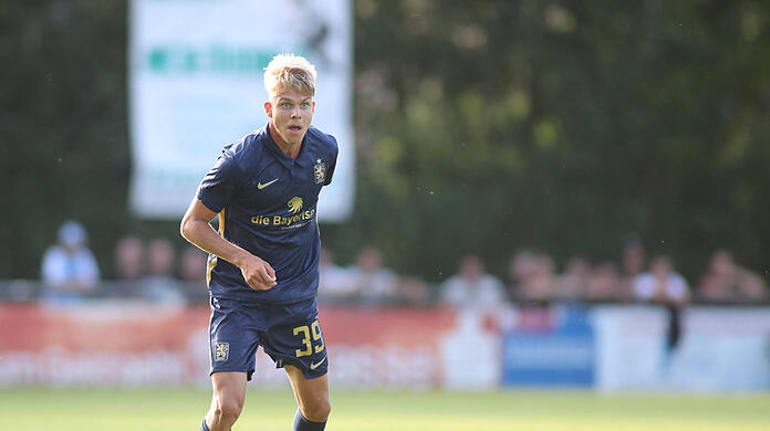 Leandro Morgalla (17) durfte bereits zwei Mal für die erste Mannschaft des TSV 1860 auflaufen.