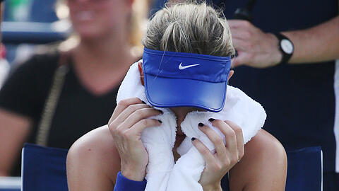 Mit Eugenie Bouchard ist die nächste Titelanwärterin raus. Es deutet alles auf eine Titelverteidigung von Serena Williams hin.