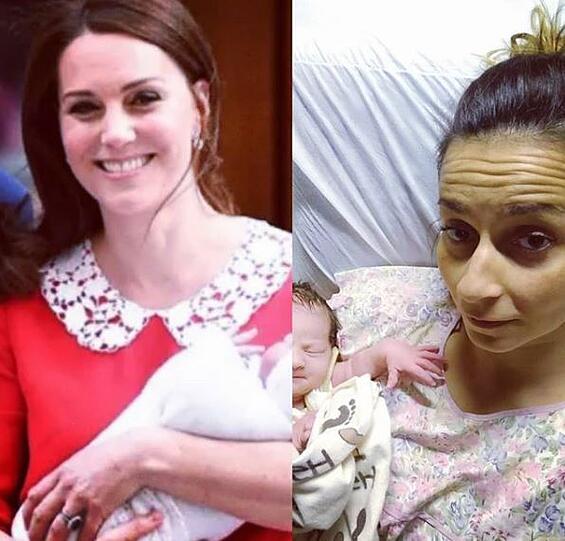 Diese Frauen wehren sich gegen die unrealistische Darstellung einer Frau, sieben Stunden nachdem sie ein Baby geboren hat.