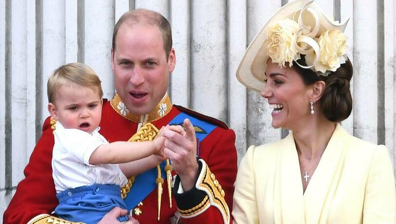 Prinz Louis und seine Eltern Prinz William und Herzogin Kate Prinz Louis und seine Eltern Prinz William und Herzogin Kate
