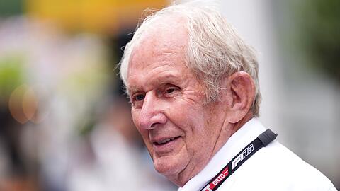 Red Bulls Motorsportberater Helmut Marko hat wieder gut lachen.
