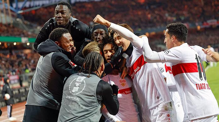 Der VfB Stuttgart hat das Pokal-Halbfinale erreicht.
