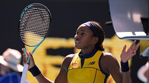 Verwandelte nach 3:08 Stunden ihren ersten Matchball: Coco Gauff.