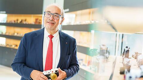 Mit der Verpflichtung von Andreas Voll setzt der Leica-Mehrheitseigent&uuml;mer und Aufsichtsratsvorsitzende Andreas Kaufmann auf eine Verj&uuml;ngung im Vorstand. (Foto Archiv)