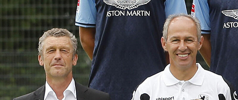 Florian Hinterberger und Coach Reiner Maurer.