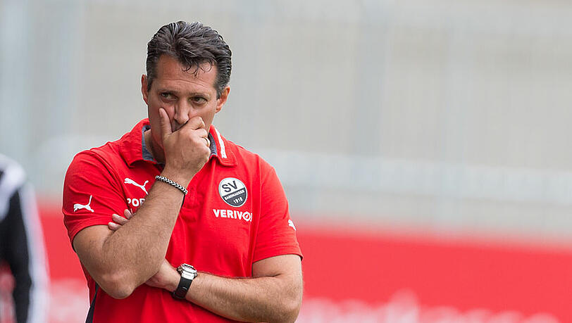 Sandhausens Trainer Alois Schwartz Sandhausens Trainer Alois Schwartz